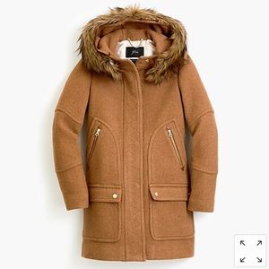 J. Crew Italian Wool Parka Coat